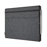 Incipio Esquire Series Folio Case fits both Microsoft Surface Pro (2017) and Surface Pro 4 - Gray