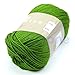MEXUD-Bamboo Baby Soft Yarn Crochet Cotton Knitting Milk Cotton Yarn Knitting Wool Thick Yarn for Scarf Sweater (Grass Green)
