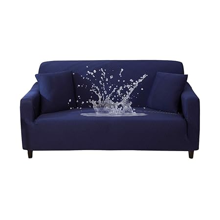 HOTNIU Wasserdichtes Stretch Sofa Schonbezug - 1-Piece Dehnbarer Stoff Couch Cover - Beflockt Muster Ausgestattet Couch Schon