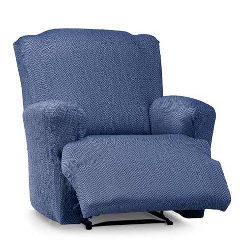 Eysa Luz Stretch Sofa Cover for Relax Recliner - Blue