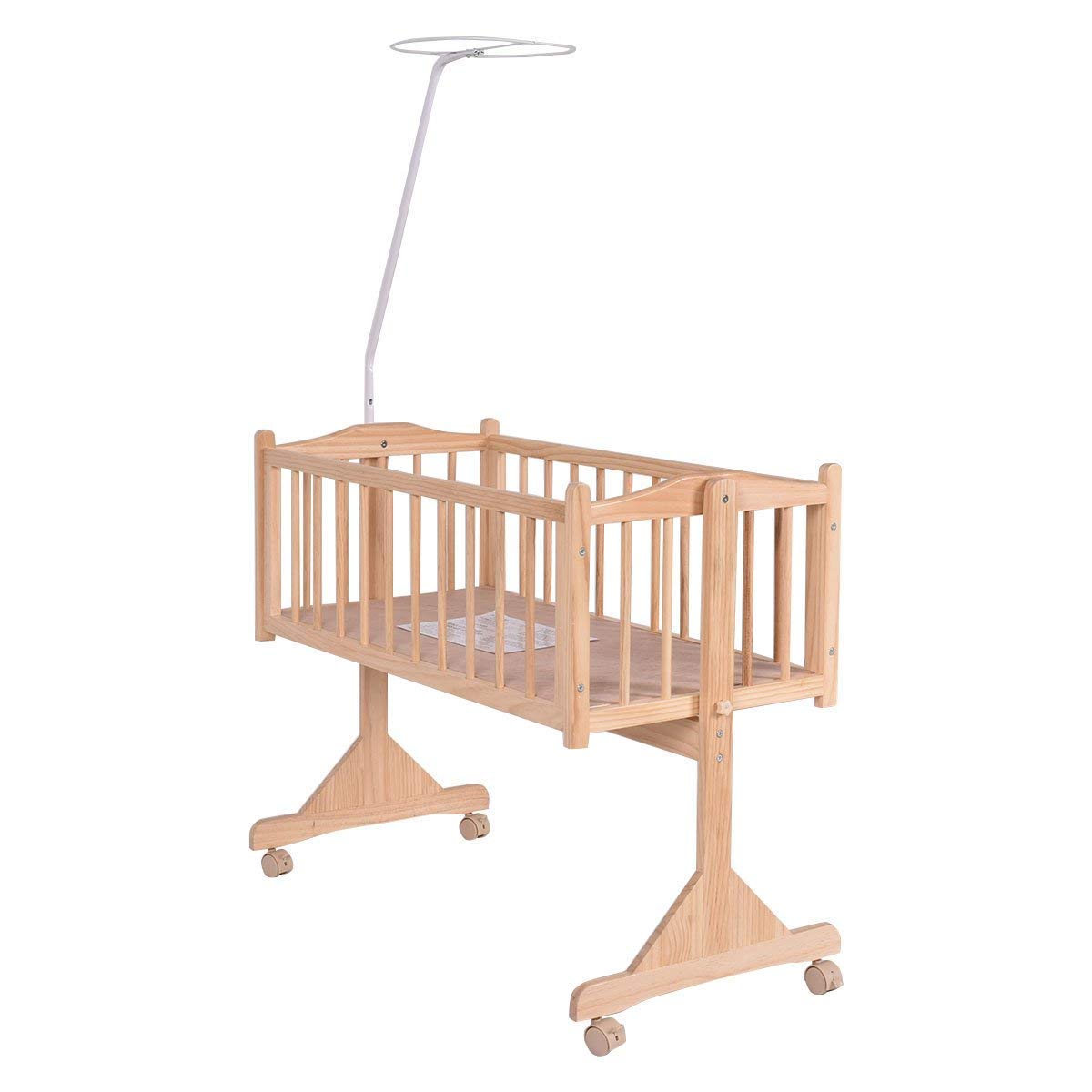 Napravi Rs Lits Cages Ameublement Et Decoration Rose Costway Berceau Bebe En Bois Avec Moustiquaire Lit Bebe Equipe De Roues 100 X 50 X 144cm Napravi Rs Lits Cages Ameublement Et Decoration Rose Costway Berceau Bebe En Bois Avec Moustiquaire Lit Bebe Equipe De Roues 100 X 50 X 144cm