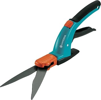 Gardena 08733-29 Comfort Komfortschere für Gras, Blau 7,6x2,5x27,9 cm