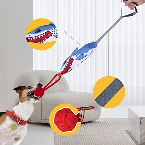 Canmilar Dog Rope Toys, Dog Tug Toy, Interactive Vocal Dog Toys, Pet to Outdoor Exercise & Training for Small Medium Large Dogs