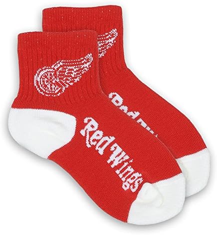 Detroit Red Wings Youth Socks, Red