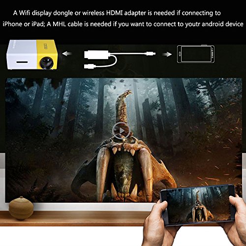 COOQI-Mini-Portable-Pocket-Projector-Home-Theater-Support-1080p-WhiteYellow