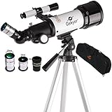 Gskyer Telescope, AZ70400 German Technology Astronomy Telescope,  Travel Refractor