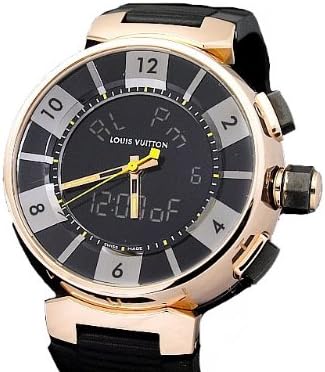 Amazon ルイ ヴィトン Louis Vuitton 腕時計 タンブールインブラック デジタル アナログ Q1185 メンズ 中古品 メンズ腕時計 腕時計 通販