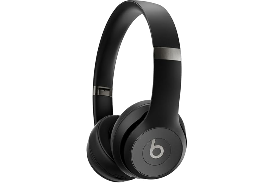 Beats Solo 4 - Wireless On-Ear Bluetooth Headphones, Up to 50-Hour Battery Life, Ultra-Lightweight Comfort, Powerful and Bala