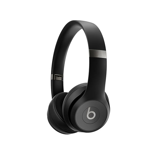 BEATS SOLO 4 – WIRELESS BLUETOOTH ON-EAR HEADPHONES, APPLE & ANDROID COMPATIBLE, UP TO 50 HOURS OF BATTERY LIFE – MATTE BLACK