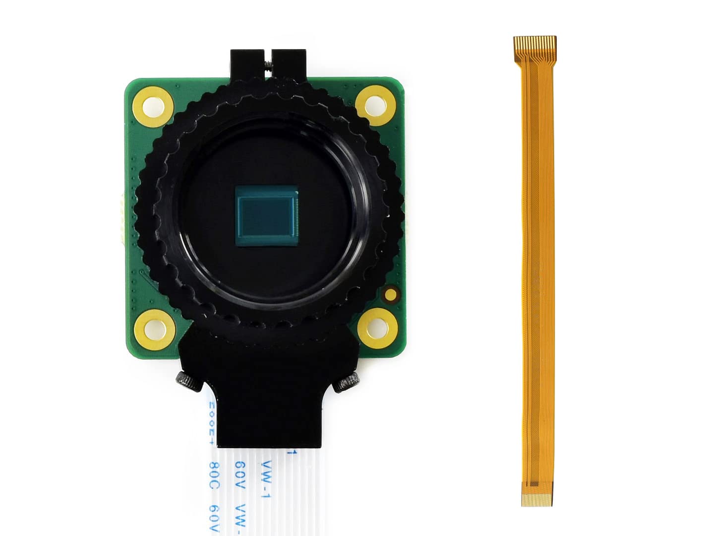 Waveshare Raspberry Pi Camera 12.3MP IMX477 Sensor Supports C- and CS-Mount Lenses