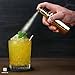 Homestia Fine Mist Sprayer Glass Cocktail Atomizer Refillable Perfume Travel Atomizer Gold Plated 100ml