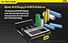 NITECORE New i4 2016 universal smart battery Charger with Ac and 12V DC (Car) power cords with EdisonBright BBX3 battery carry case