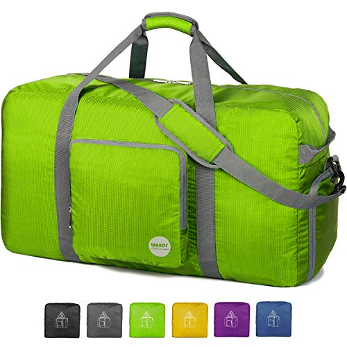 Foldable Duffle Bag 24" 28" 32" 36" 60L 80L 100L 120L for Travel Gym Sports Lightweight Luggage Duffel By WANDF