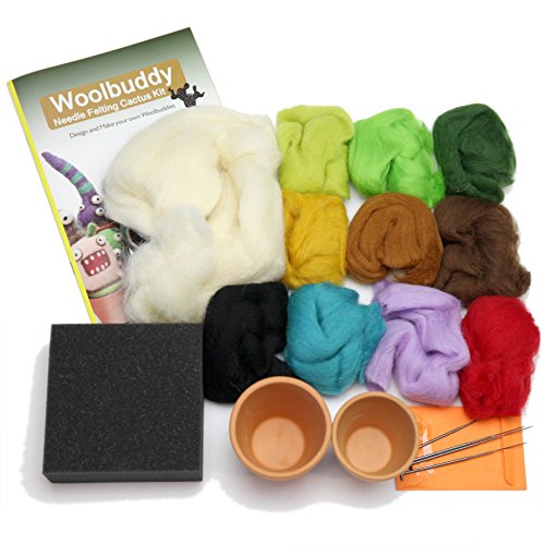 1 Woolbuddy+Needle+Felting+Cactus+Kit