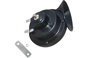 QIANQIAN Premium Super Loud Train Horns, Car 4A Waterproof Durable Air Electric Snail Horn, 12V Raging Sound Air Horns Replacement Kit, Automotive Accessories Universal for Car, Motorcycle, Truck, Bike, Boat,