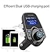 Bluetooth FM Transmitter, LeFun Wireless in-Car FM Modulator Car Kit Radio Adapter, Bluetooth Receiver with USB Car Charger, AUX Input, MP3 Player Support TF Card and USB-Stick