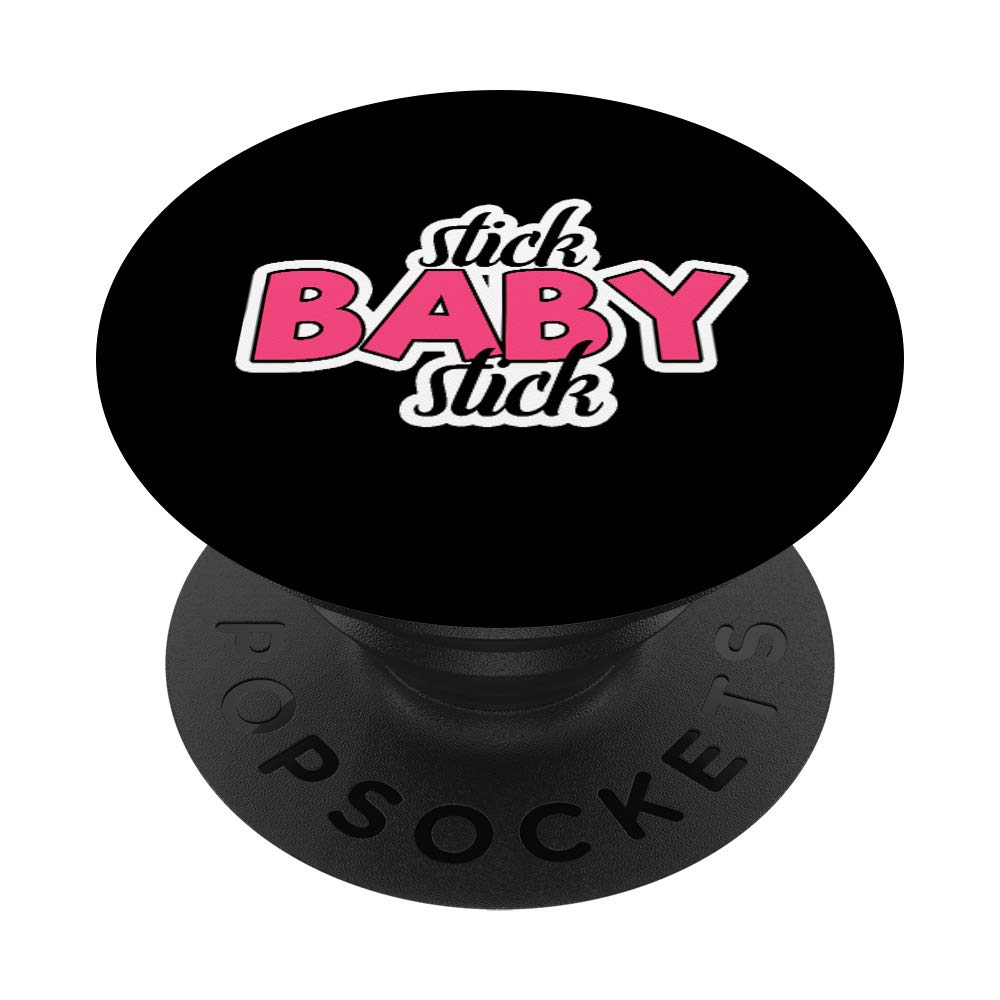 IVF Stick Baby Infertility Gift Embryo Mom Heart Pregnancy PopSockets PopGrip: Swappable Grip for Phones & Tablets