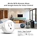 WiFi Mini Smart Plug Socket Outlet Compatible with Alexa, Google home and IFTTT, Remote Control (ETL and FCC Listed)