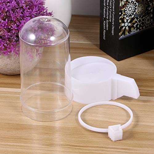 balacoo Vogel Wasserspender Automatische Vogeltränke Geflügeltränke Wellensittich Futterspender Käfig Wassertränke für für Papagei Sittich Vogelkäfig Zubehör – Bild 7