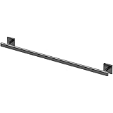 Gatco 4050MX Elevate Bathroom Towel Bar, 24-inch, Matte Black