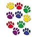 Teacher Created Resources Paw Print Accents, Colorful (4114) - 30 Count