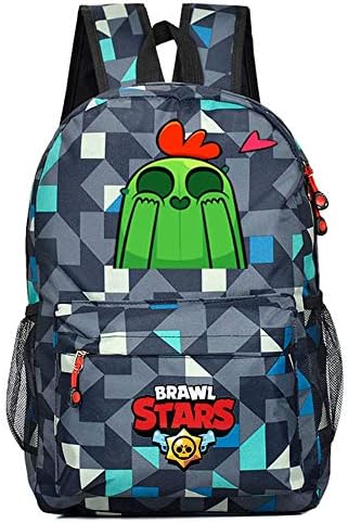 Brawl Stars School Backpack, Lightweight Laptop Backpack School Bookbag Computer Backpack for Men/Women