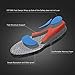 Shoe Inserts Arch Support Plantar Fasciitis Insoles Shock Absorber for Pronation(Grey,US8.5-11)