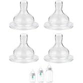 Silicone Nipple for Philips Avent Anti-Colic Baby Bottles, Flow 4, 6m+, Extra Fast Flow, 4 Pack