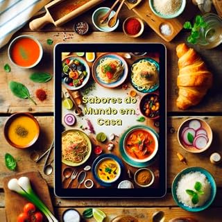 Livro Sabores do Mundo em Casa: RECEITAS RÁPIDAS E INTERNACIONAIS PARA TRANSFORMAR SEU DIA A DIA