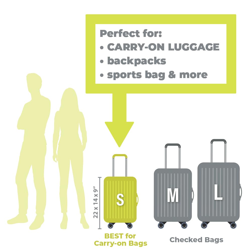 Beeyond Compression Packing Cubes Set - 6 Pieces for Travel and Luggage Organization, Includes Large & Small Cubes, Accessories Bag, and Laundry Bag