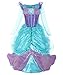 ReliBeauty Little Girls Princess Dress Up Mermaid Costume, Sea Blue & Purple, 6