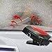 Portable Car Heater, STYLOOC 60 Seconds Fast Heating Defrost Defogger Demister Vehicle Heat Cooling Fan 12V 150W Auto Ceramic Heater 3-Outlet Plug In Cigarette Lighter(Red)