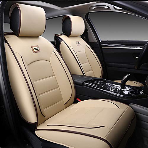image for Eapmic 11Pcs Deluxe PU Leather Auto Car Seat Covers Cushions Front Rea