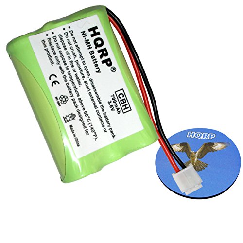 HQRP Phone Battery for VTech 6897, DS4121-3, DS4121-4, DS4122-3, i6717, i6725 Cordless Telephone plus Coaster