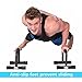 Push Up Stands Bars Parallettes Set for Workout Exercise (black-large)