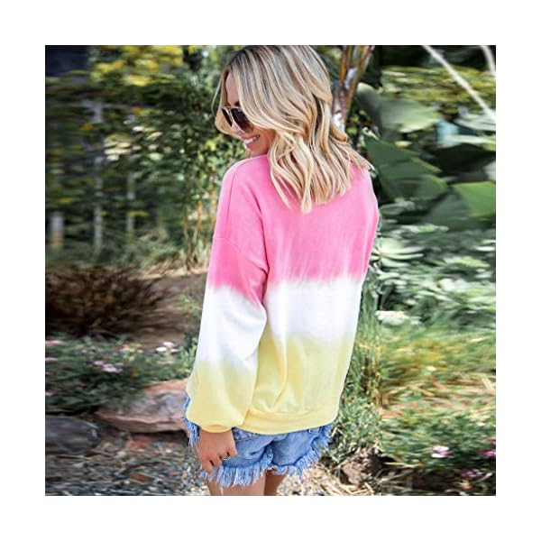 Sudadera Mujer 2020 Otoño Invierno SHOBDW Impresión De Cartas Hippie Soul Gradiente Blusa Tops Camiseta De Manga Larga… | DeHippies.com