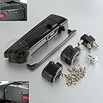 TCMT Black Tour Pak Pack Trunk Latches W/ Key For Harley Touring Models 2014-2017 16