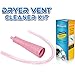 Dryer Vent Vacuum Attachment (Pink)
