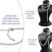 2PCS Essential Oil Aromatherapy Diffuser Necklace Pendant Set – 2 Pattern Scent Lockets, 22” & 28” Adjustable Chains, 16 Refill Replacement Pads, Gift Bag | Hypoallergenic 316L Stainless Steel Jewelry