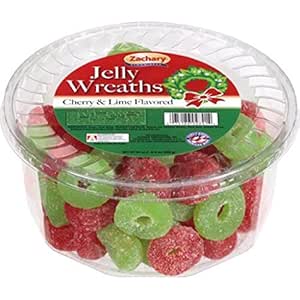 Amazon.com : Zachary Jelly Wreaths Chewy Candy, 24 oz : Grocery