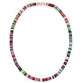 EF Collection Women's 14k Jumbo Multi Gemstone Bead Necklace