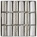Entertaining with Caspari Celebration Crackers, Silver and White Small Dots, 12-1/2-Inch, Box of 6,Small Dots Silver