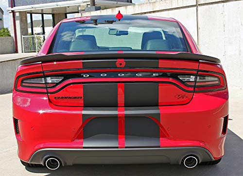 Modifystreet For 11-18 Dodge Charger Hellcat Style Flush Mount Rear Trunk Spoiler Wing
