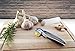Kozo Professional Kitchen Stainless Garlic Press Garlic Mincer Ginger Crusher Squeezer Heavy Duty Garlic Presser Garlic Crush Garlic Chopper, User-Friendly, Easy To Clean