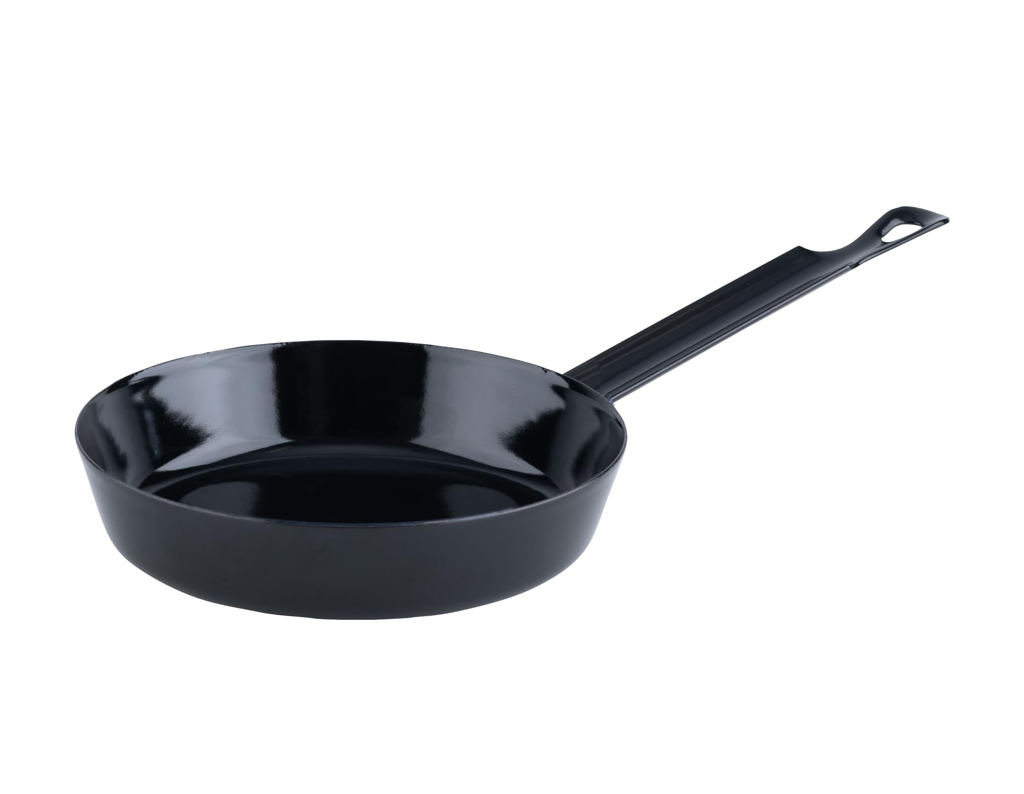 Riess, 0447-022, Mini Enamel pan 16, Classic - SCHWARZEMAILLE, Diameter 16 cm, Height 3.5 cm, Black, Induction