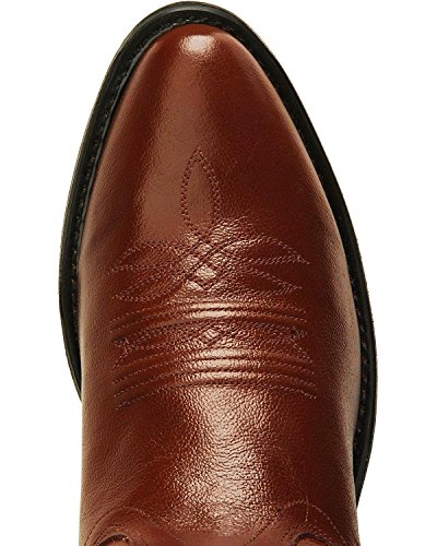 Old West Men's Smooth Leather Cowboy Boot Medium Toe Black Cherry 10 D(M) US