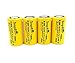 IMR 18350 Lithium Rechargeable Battery 1500mAh 3.7V 30A High Drain Flat Top (4pcs Real Capacity 700mah)