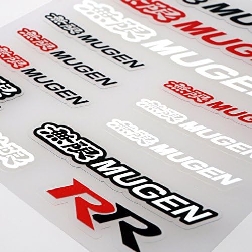 Mugen Honda Decal Sticker Graphics Sheet. Civic Accord S2000 Prelude Jazz