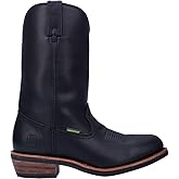 Dan Post Mens Albuquerque 12 Inch Waterproof Soft Toe Work Safety Shoes Casual - Black