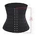 Junlan Waist Trainer, Corset Cincher Body Slimmer Shaper Tummy Control for Women (2XL) Black